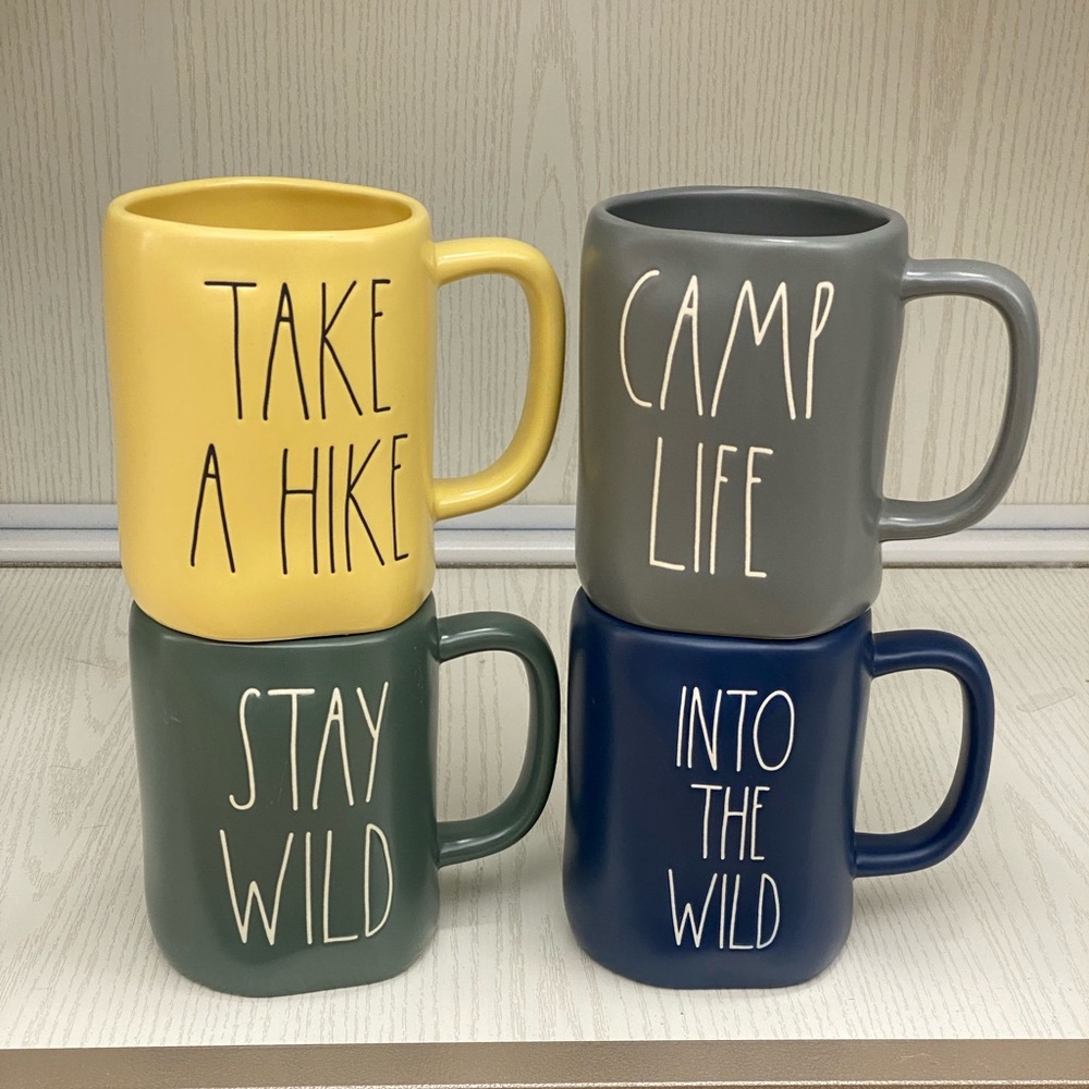 Rae Dunn camping mugs